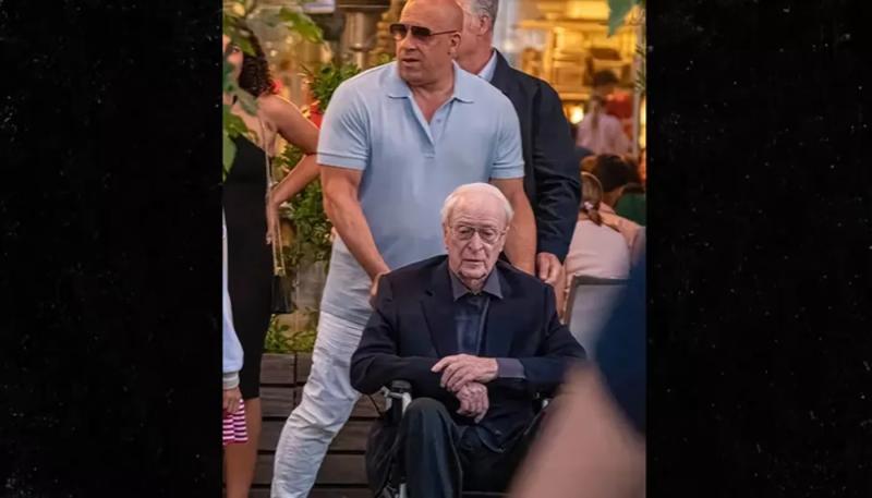 Вин Дизель покатал Майкла Кейна на инвалидном кресле