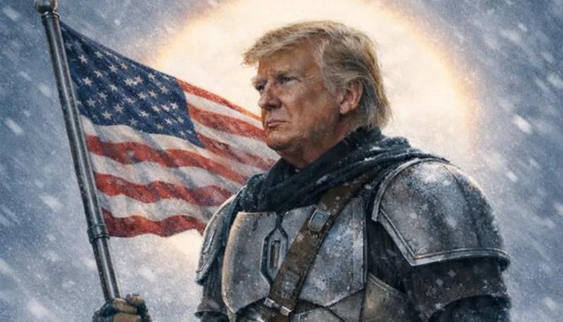 Дональд Трамп отметил День «Звездных войн» в образе Мандалорца